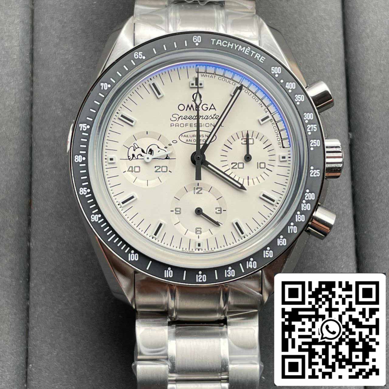 Omega Speedmaster Snoopy Award 311.32.42.30.04.003 1:1 Best Edition N1 Factory quadrante bianco