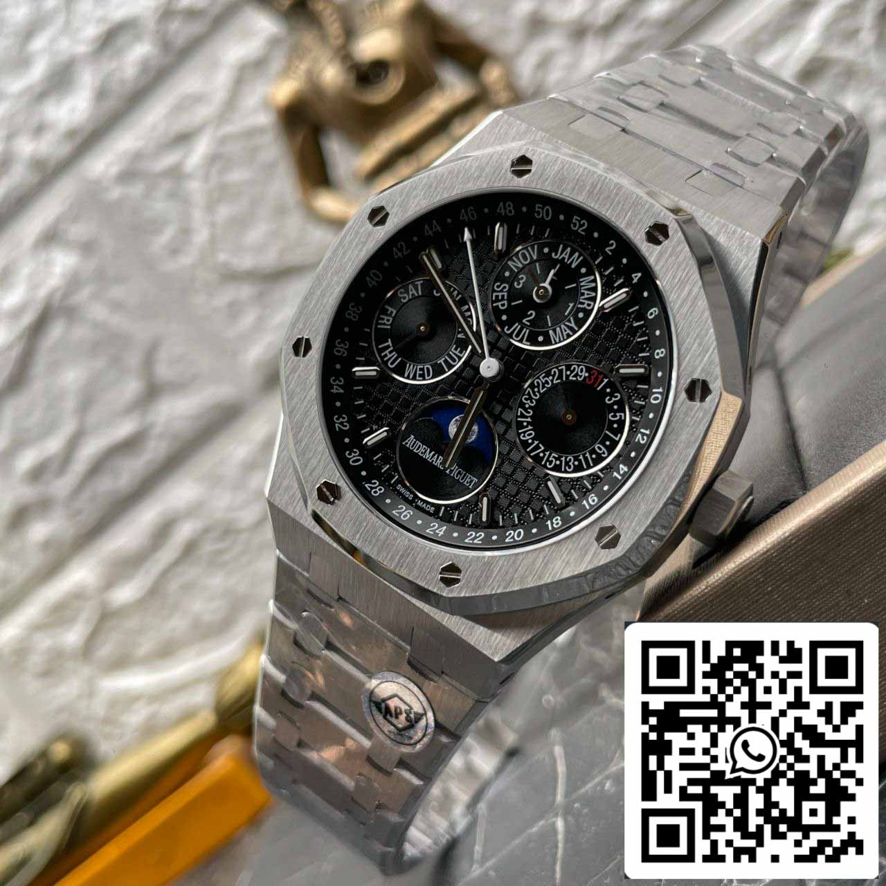 Audemars Piguet Royal Oak 26574 1:1 Mejor edición APS Factory esfera negra