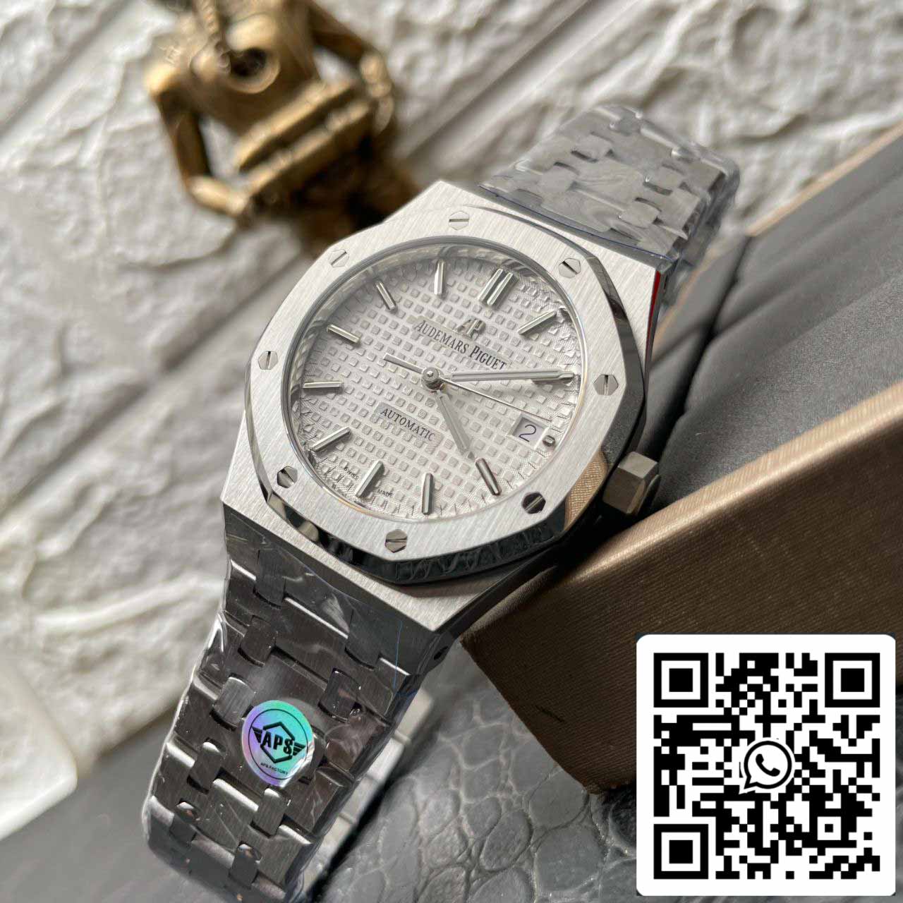 Audemars Piguet Royal Oak 15450ST.OO.1256ST.01 1:1 Best Edition APS Factory V3 quadrante argento