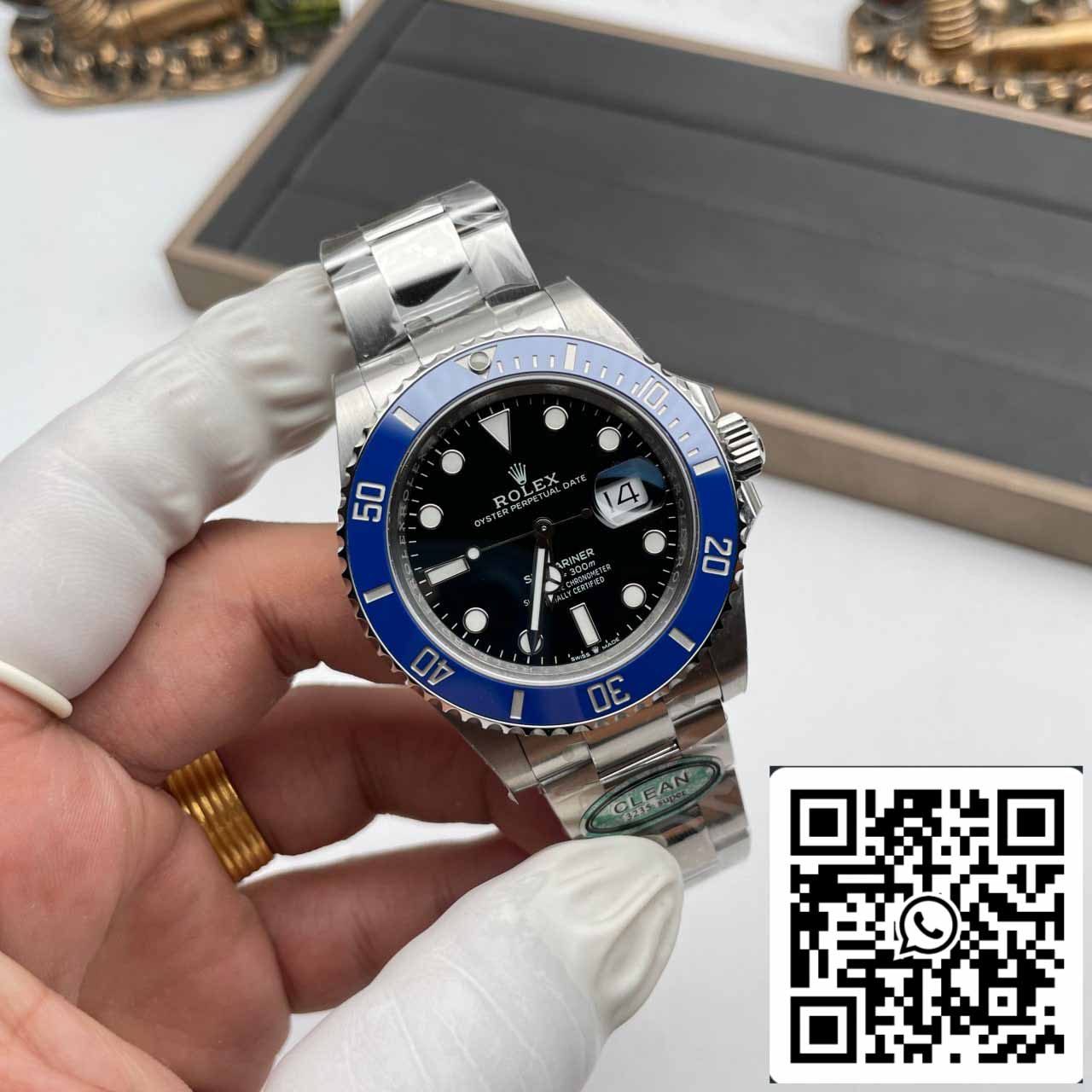 Rolex Submariner M126619lb-0003 41MM 1:1 Mejor Edición Clean Factory Bisel Azul