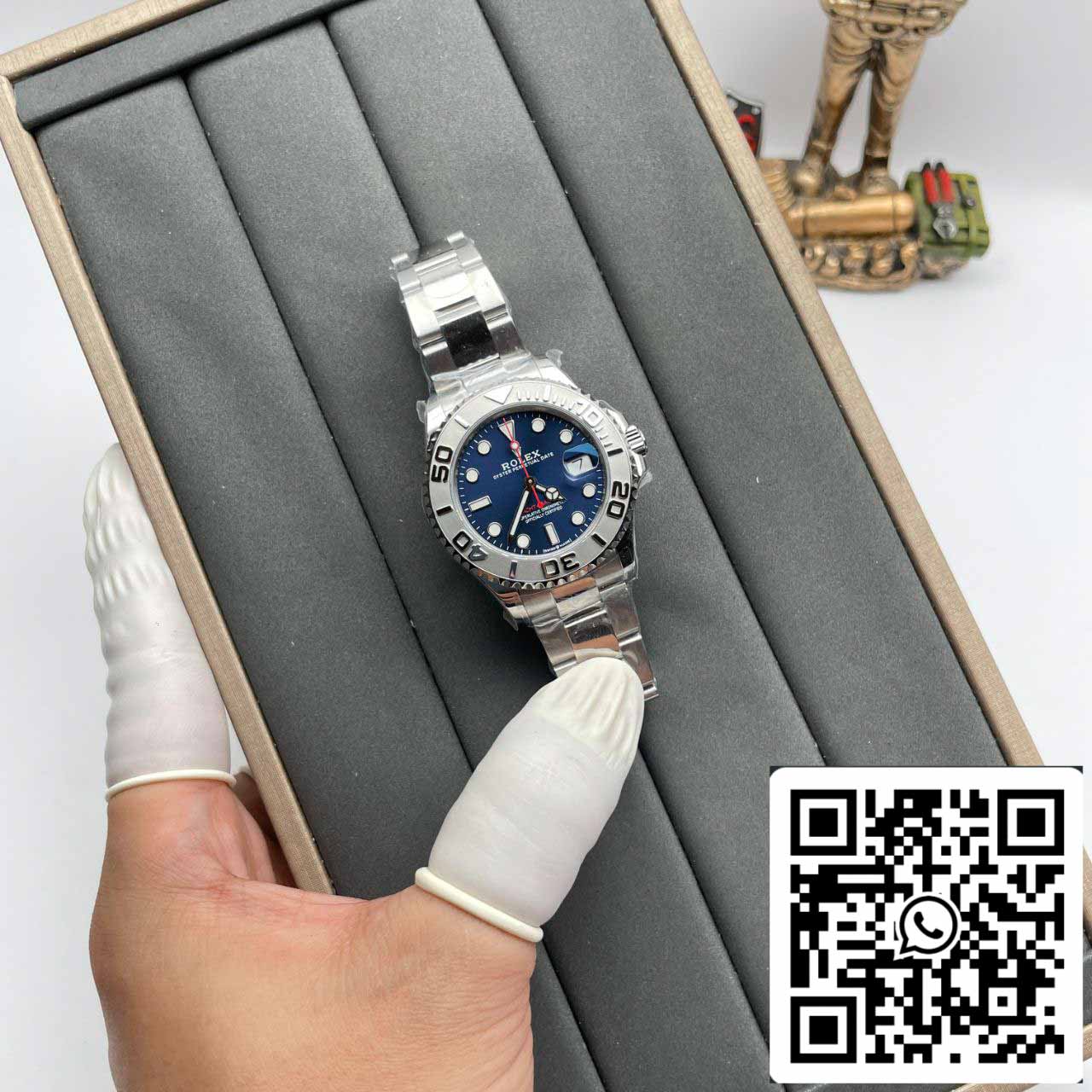 Rolex Yacht Master 268622 1:1 Mejor edición AR Factory esfera azul