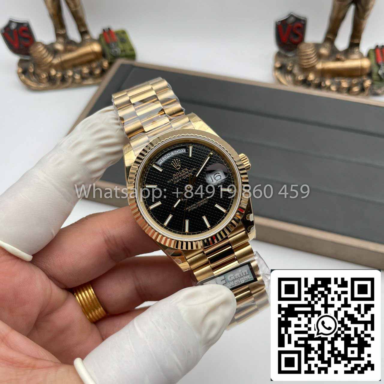 Rolex Day Date 40 Oro 228238-0007 1:1 Best Edition QF Versione Contrappeso di Fabbrica