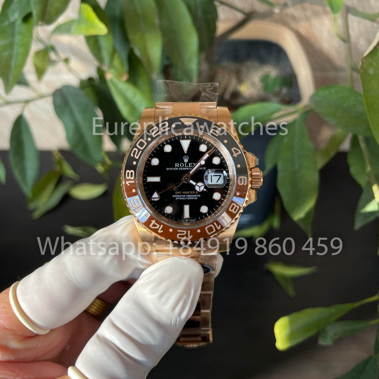 Rolex GMT Master II M126715CHNR-0001 1:1 Best Clone Clean Factory Newest Version 2025