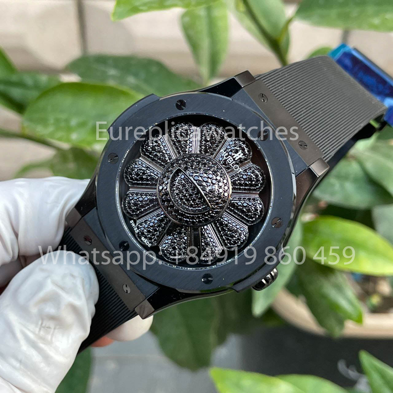 Hublot Classic Fusion Takashi Murakami 507.CX.9000.RX.TAK21 1:1 Mejor Edición Girasol Esfera Negra