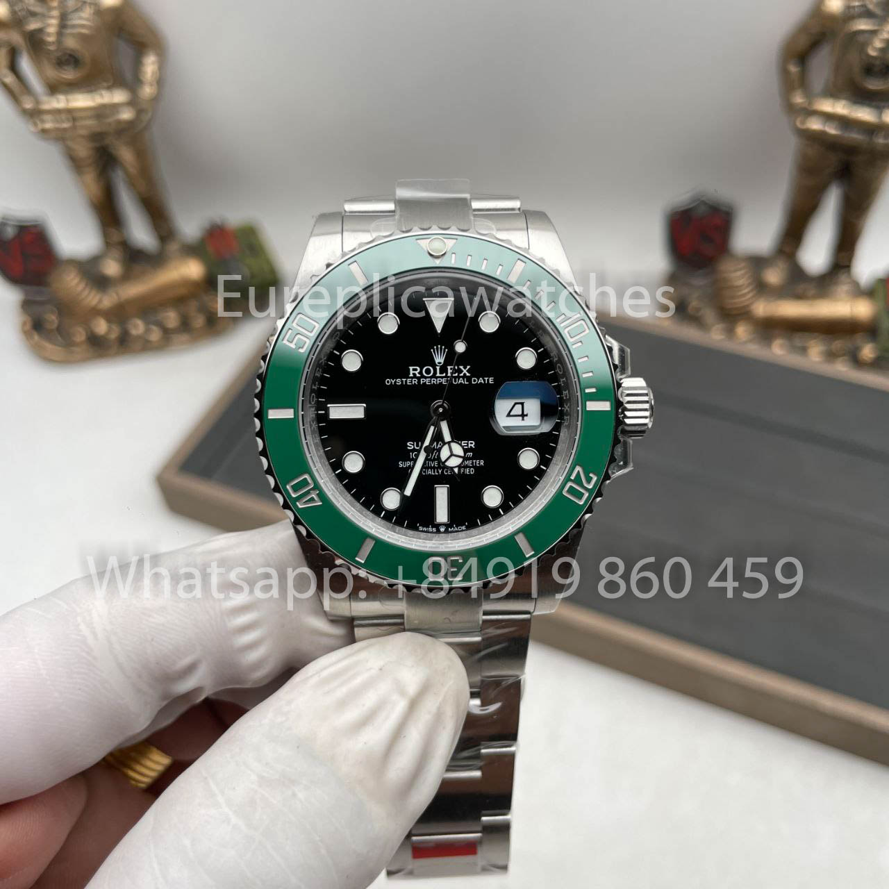 Rolex Submariner M126610LV-0002 Kermit 1:1 Miglior Clone VS Quadrante Nero di Fabbrica più recente 2025