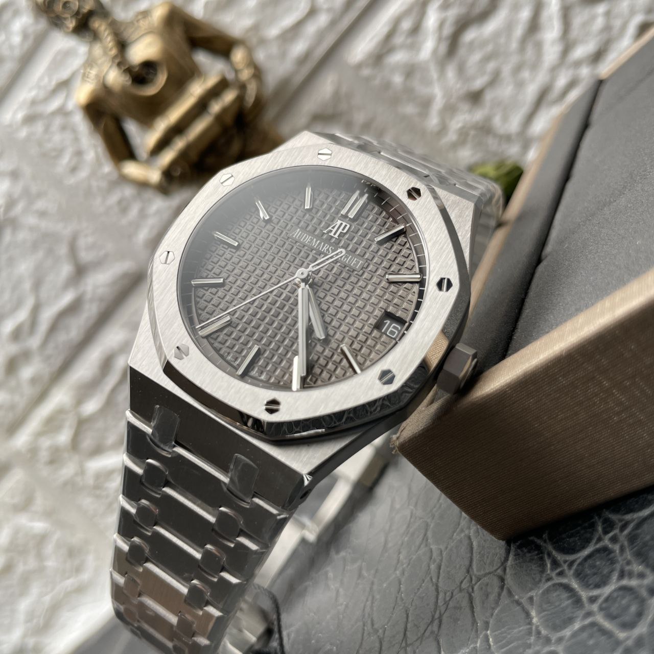 Audemars Piguet Royal Oak 15500ST.OO.1220ST.02 1:1 Mejor Edición ZF Factory V2 Versión Esfera Gris