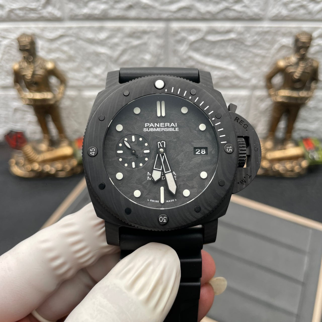 Panerai Submersible PAM00979 1:1 Best Edition VS Factory quadrante turchese svizzero P.9010