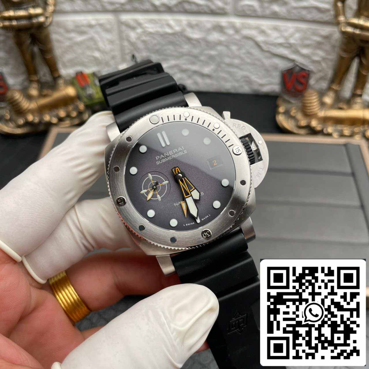 Panerai Sumergible PAM1323 1:1 Mejor Edición VS Esfera Gris de Fábrica