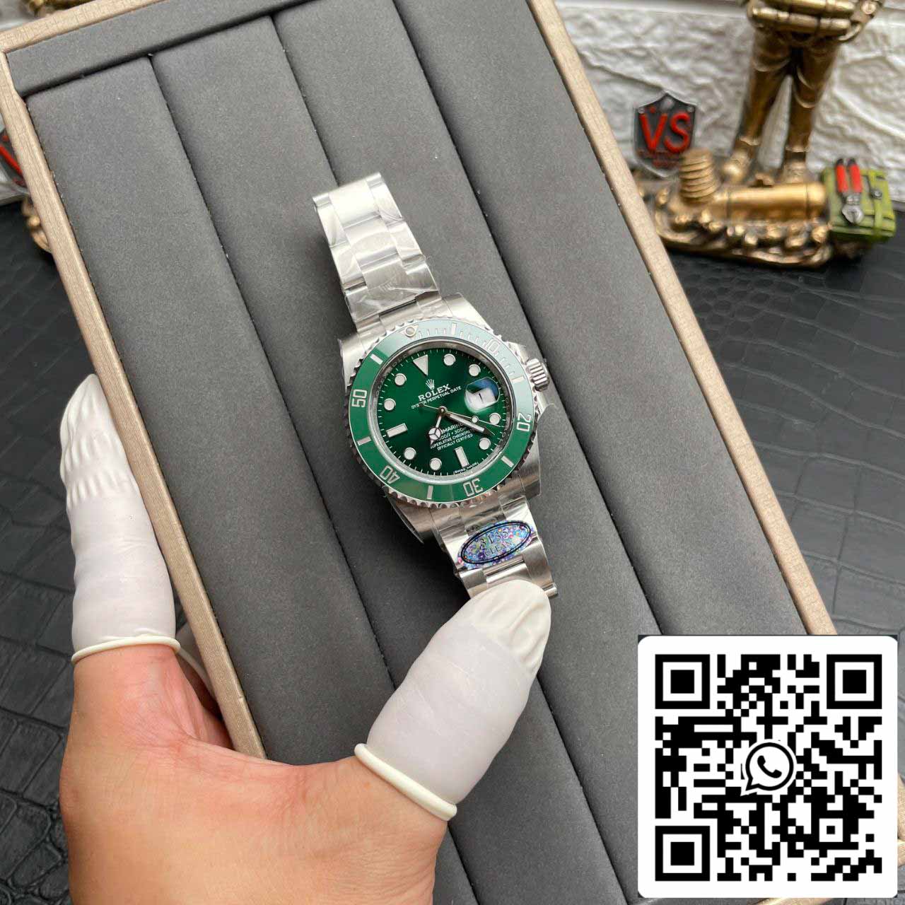 Rolex Submariner 116610LV-97200 40mm movimento 3135 Clean Factory V4 quadrante verde