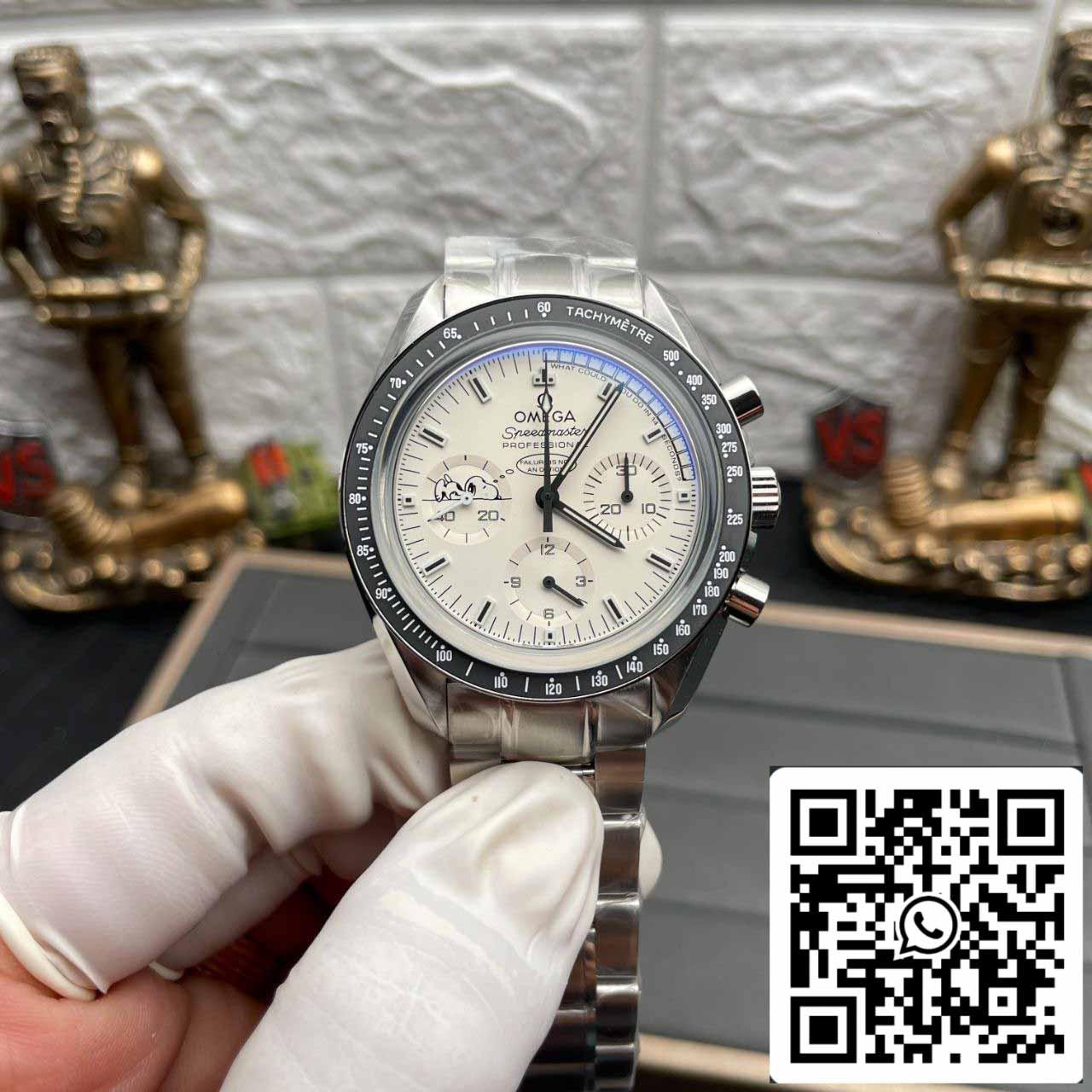 Omega Speedmaster Snoopy Award 311.32.42.30.04.003 1:1 Best Edition N1 Factory White Dial