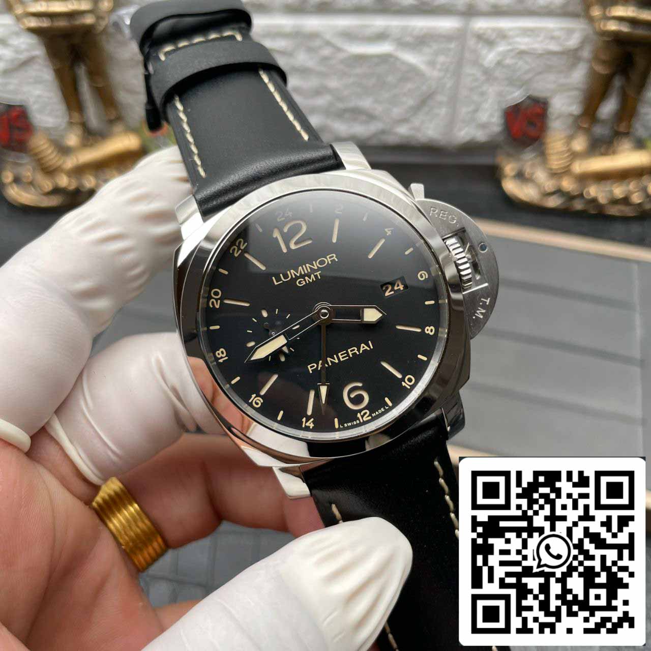 Panerai LUMINOR 1950 PAM00531 1:1 Best Edition VS Factory quadrante nero