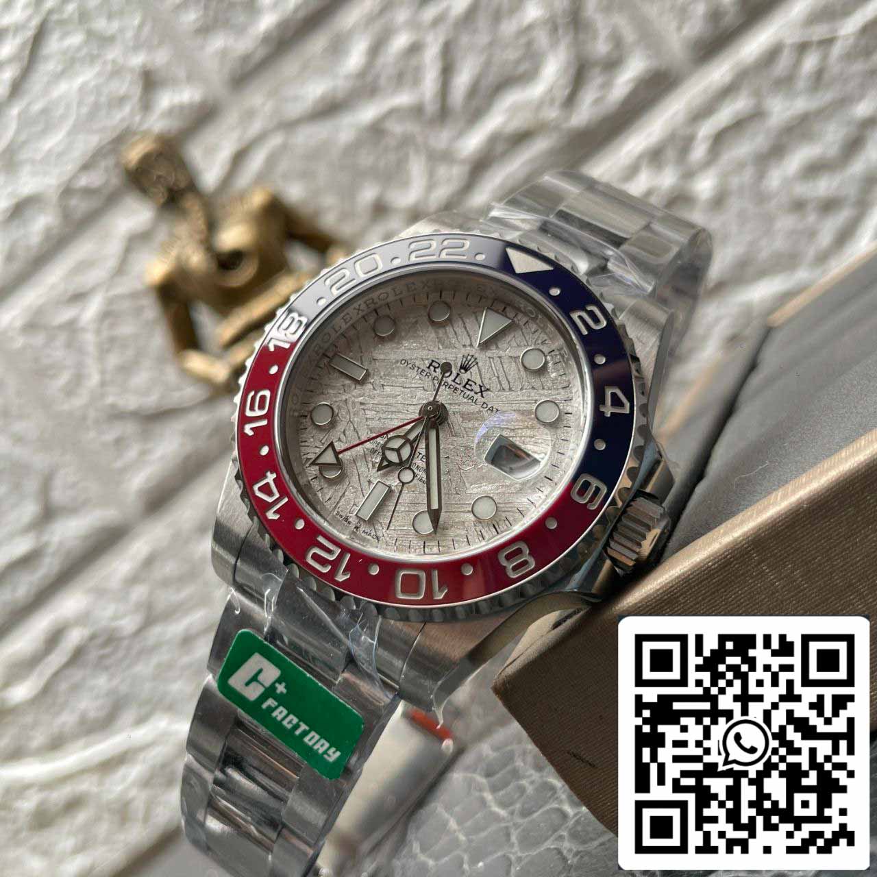 Rolex GMT Master II M126719blro-0002 1:1 Mejor edición C+ Esfera de meteorito de fábrica