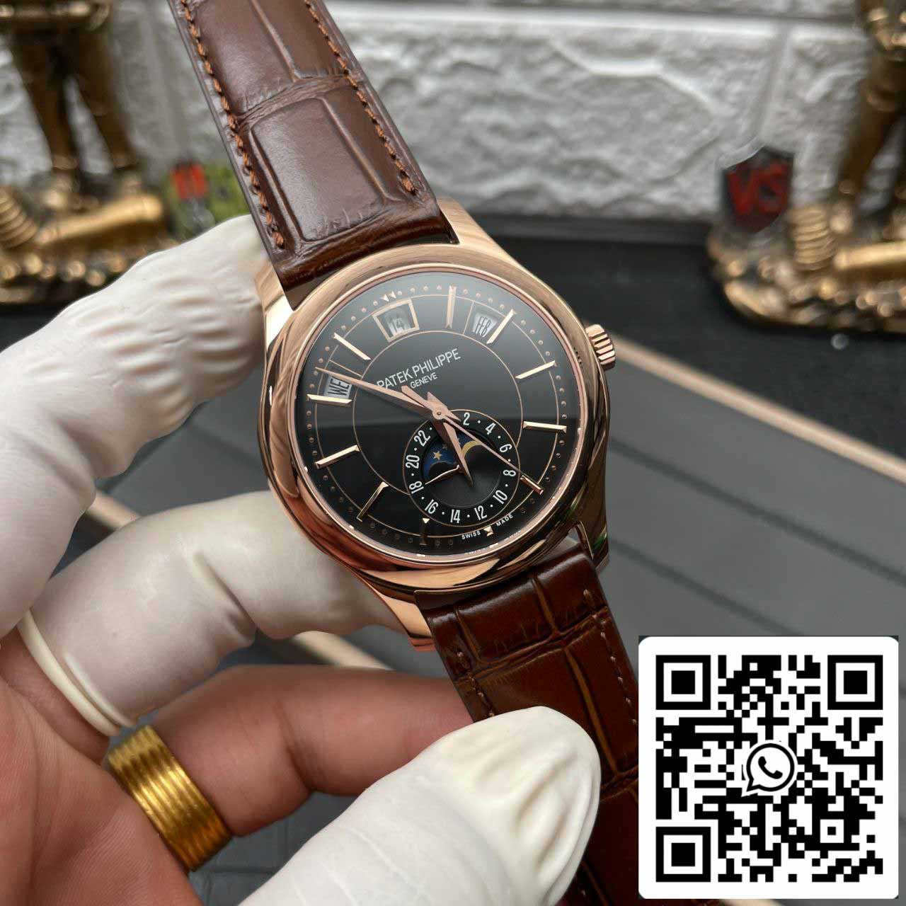 Patek Philippe Complicaciones 5205G-001 KM Factory 1:1 Mejor Edición Suiza ETA324SQ