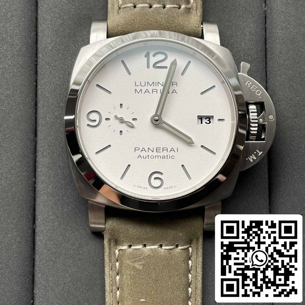 Panerai Luminor PAM01314 1:1 Best Edition VS Factory White Dial