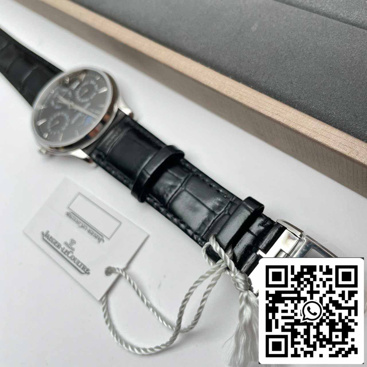 Jaeger LeCoultre Master Ultra Thin 130354J 1:1 Mejor edición V9 Esfera gris de fábrica Suiza ETA868