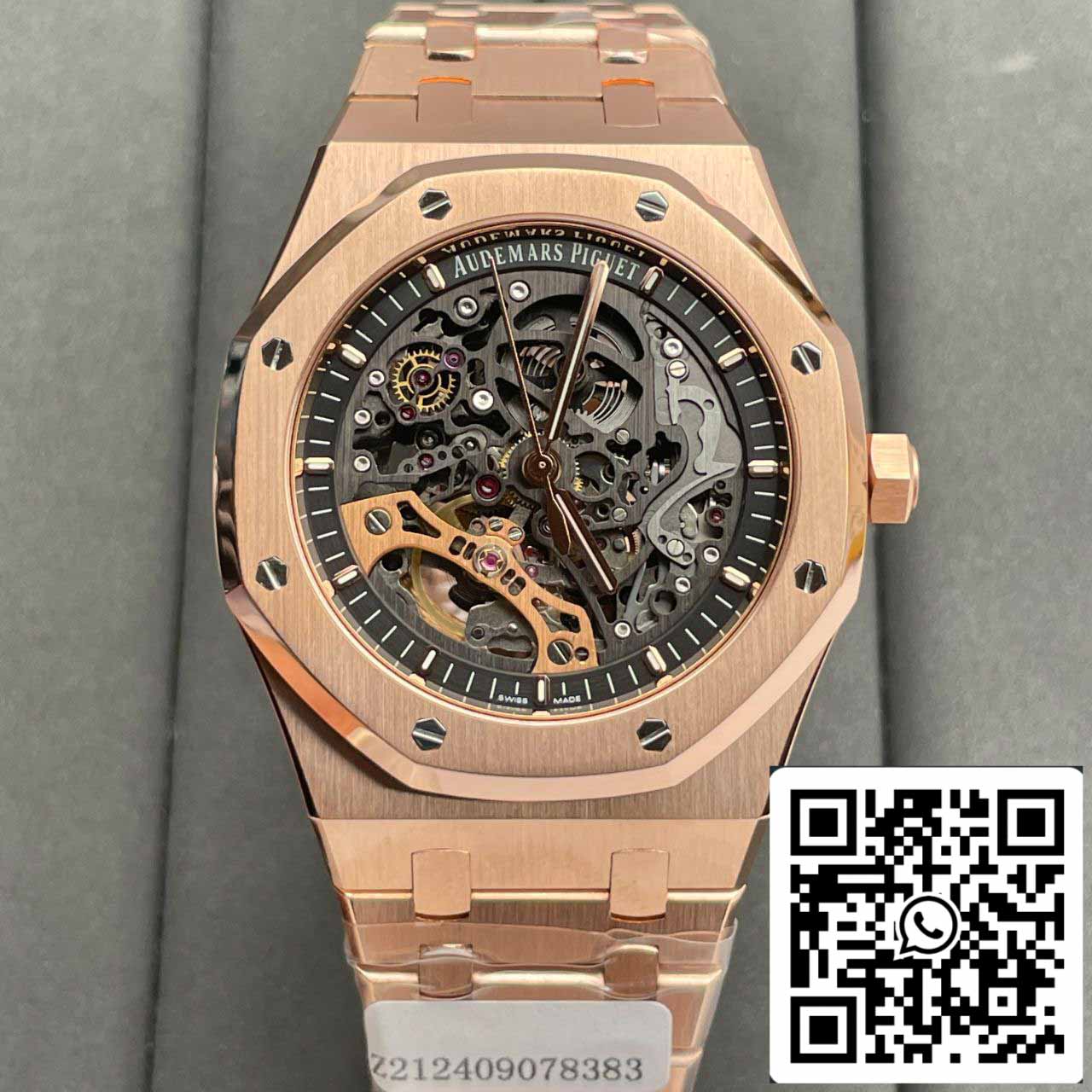 Audemars Piguet Royal Oak 15407OR.OO.1220OR.01 Best 1:1 Edition 18k Rosegold wrapped