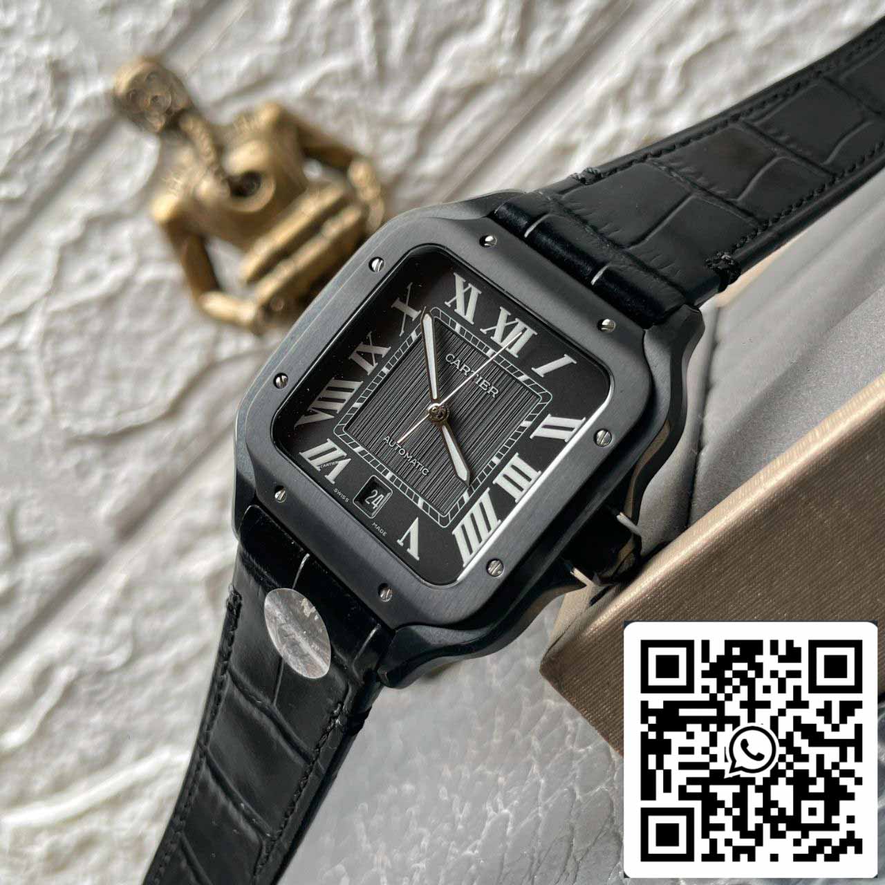 Cartier De Santos WSSA0039 Leather Strap BV Factory 1:1 Best Edition 9019 Movement