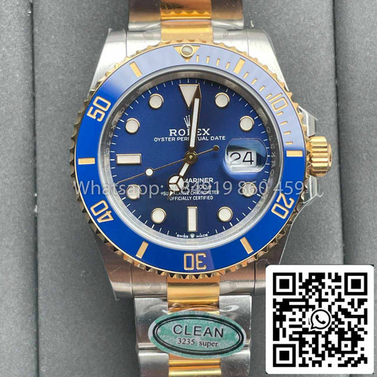 Rolex Submariner M126613LB-0002 41MM 1:1 Mejor edición Clean Factory esfera azul