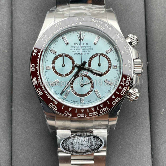 Rolex Cosmograph Daytona M126506 Ice Blue 4131 Movimiento 1:1 Mejor clon Limpio de fábrica