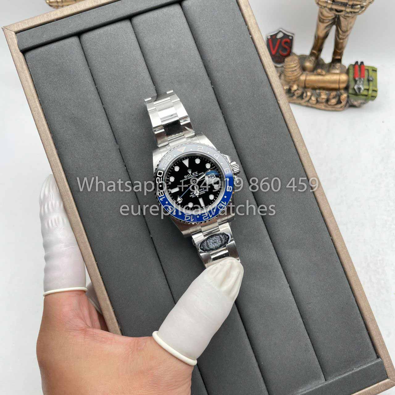 Rolex GMT Master II M126710blnr-0003 1:1 Best Edition Clean Factory V3 Lunetta in ceramica