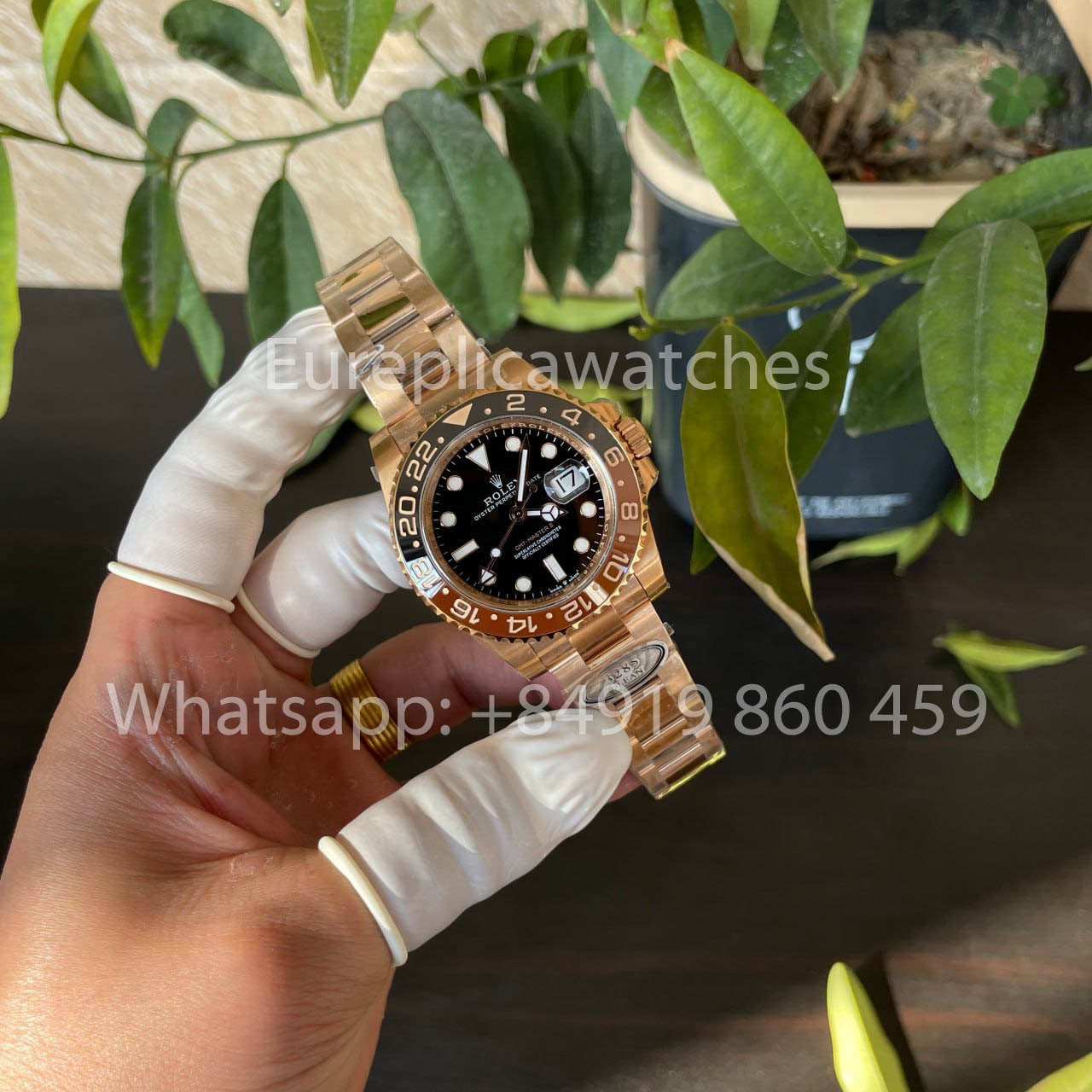 Rolex GMT Master II M126715CHNR-0001 1:1 Best Clone Clean Factory Newest Version 2025