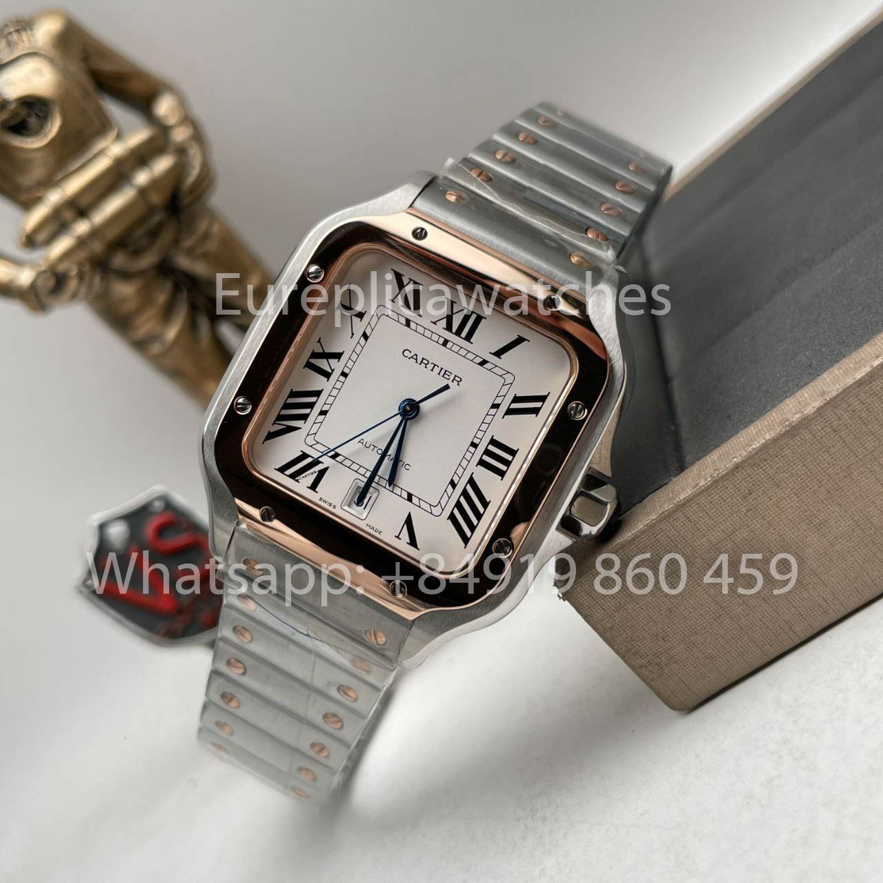 Cartier De Santos W2SA0006 2018 BV Factory 1:1 Mejor Edición Suiza ETA 9015