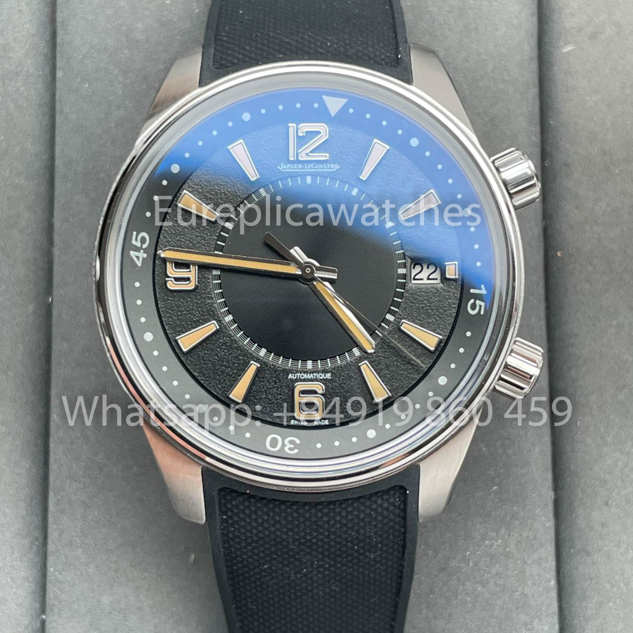 Jaeger Lecoultre Polaris Memovox 1:1 Mejor clon BLS Factory Esfera negra