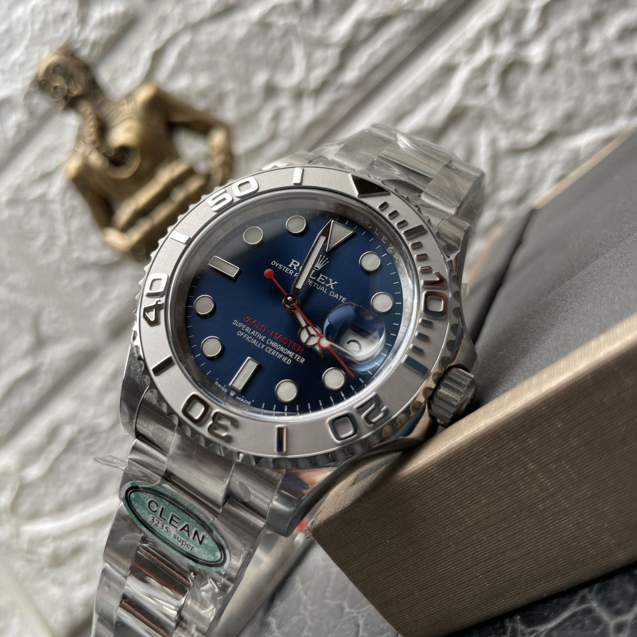 Rolex Yacht Master M126622-0002 1:1 Best Edition quadrante blu di fabbrica pulito ultima versione