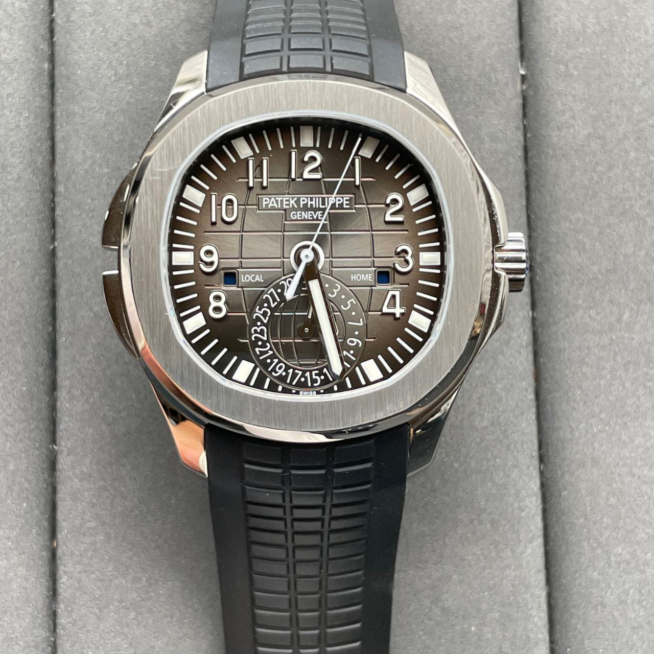 Patek Philippe Aquanaut 5164A-001 1:1 Mejor Edición ZF Factory Esfera Negra