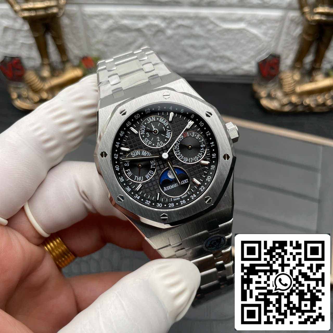 Audemars Piguet Royal Oak 26574 1:1 Mejor edición APS Factory esfera negra