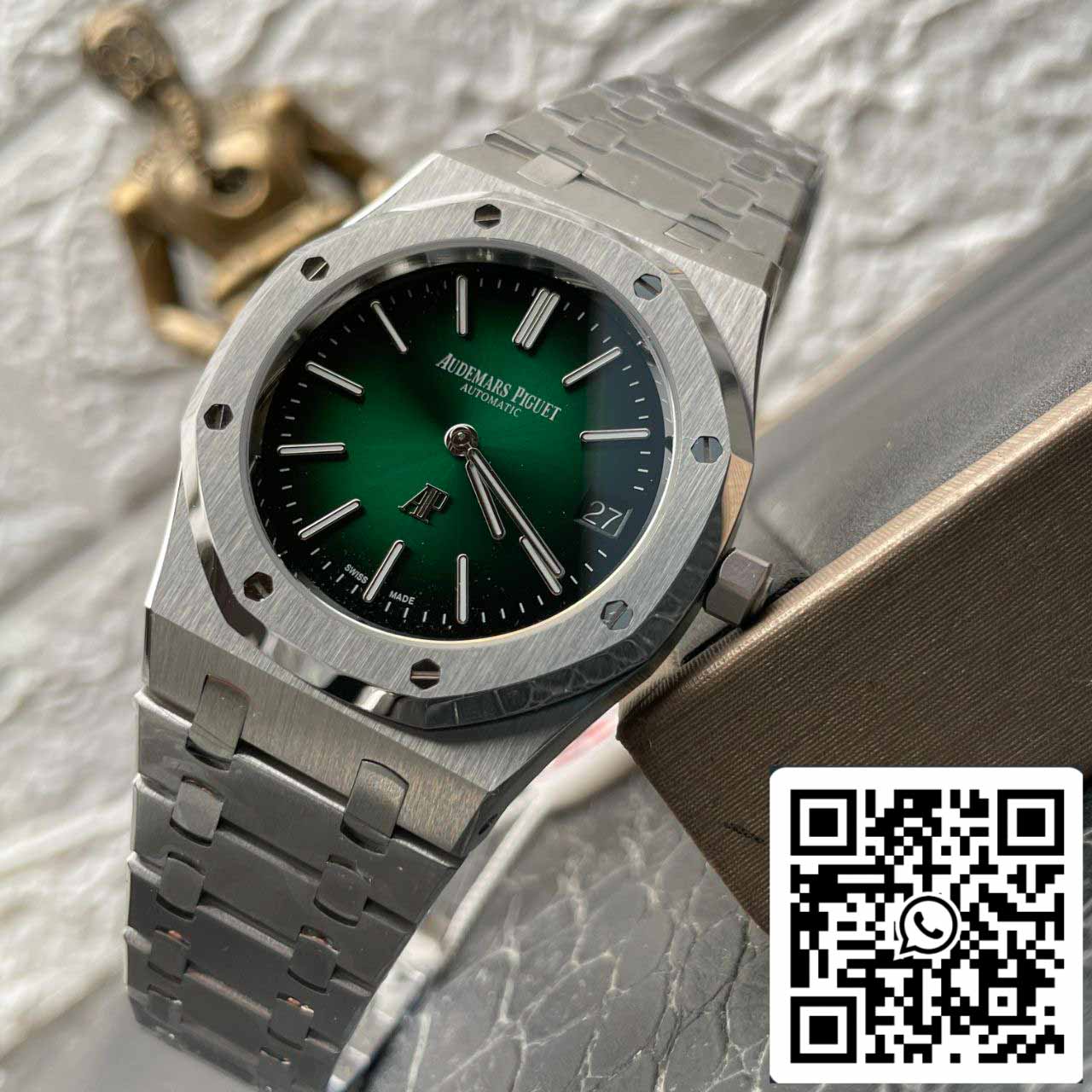 Audemars Piguet Royal Oak 16202PT.OO.1240PT.01 1:1 Best Edition ZF Factory Green Dial