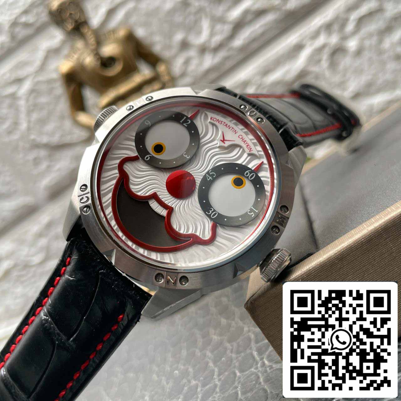 Konstantin Chaykin Joker K07 Esfera blanca Correa roja Edición 1:1 Mejor versión TW Factory V3s