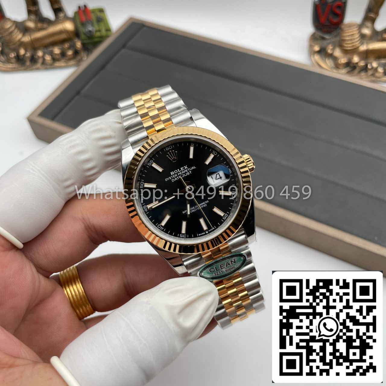 Rolex Datejust 41MM M126333-0014 1:1 Best Edition Pulito Fabbrica Oro Giallo 2024