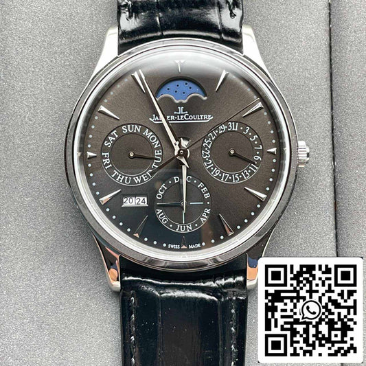 Jaeger LeCoultre Master Ultra Thin 130354J 1:1 Mejor edición V9 Esfera gris de fábrica Suiza ETA868