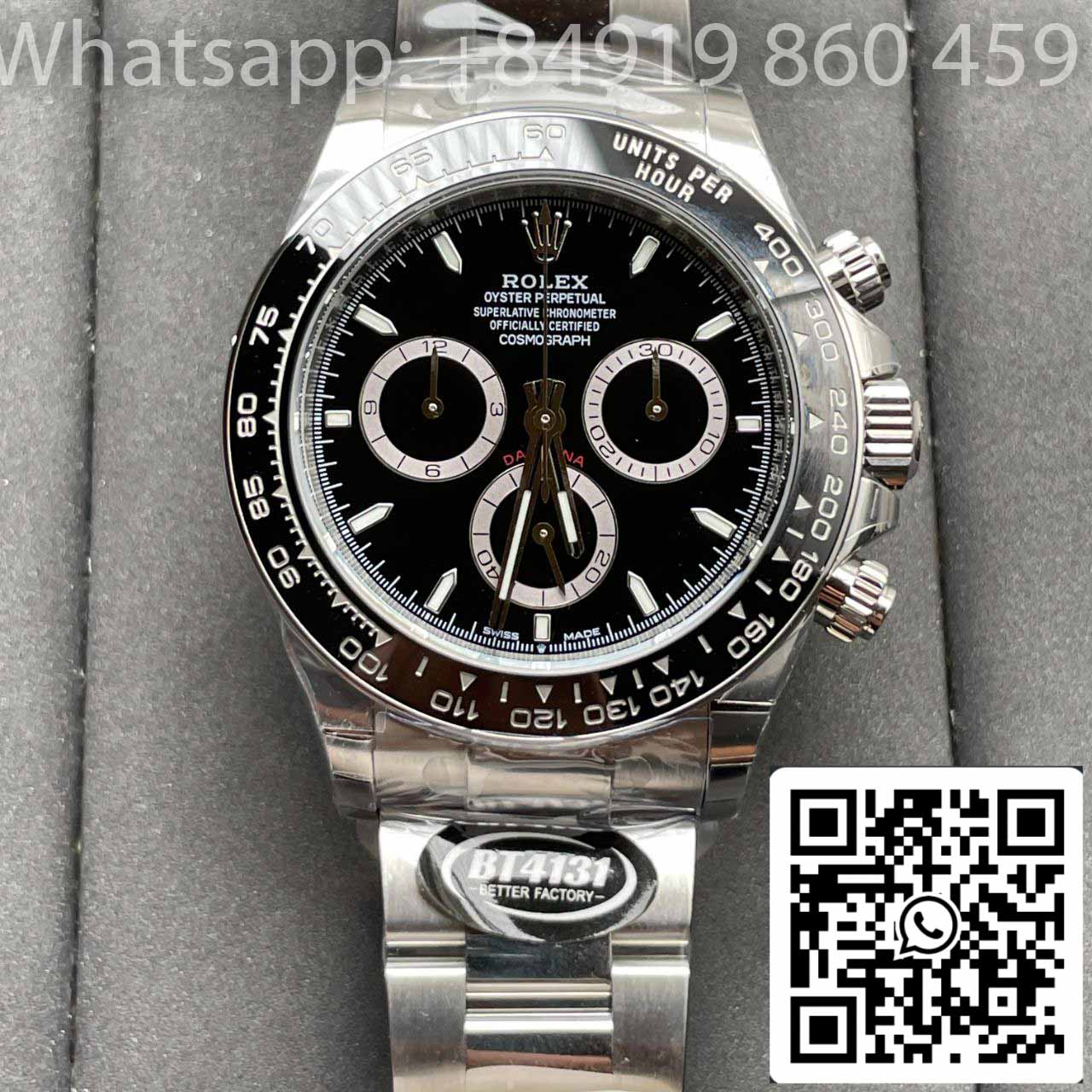 Rolex Cosmograph Daytona M126500ln-0002 Nuovo movimento 4131 1:1 Best Edition BT Factory