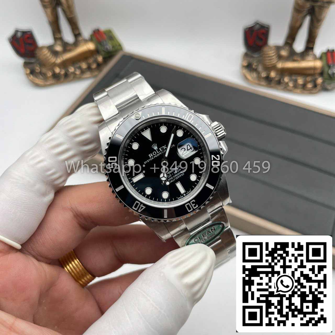 Rolex Submariner M126610LN-0001 41MM 1:1 Best Edition Clean Factory Bisel negro