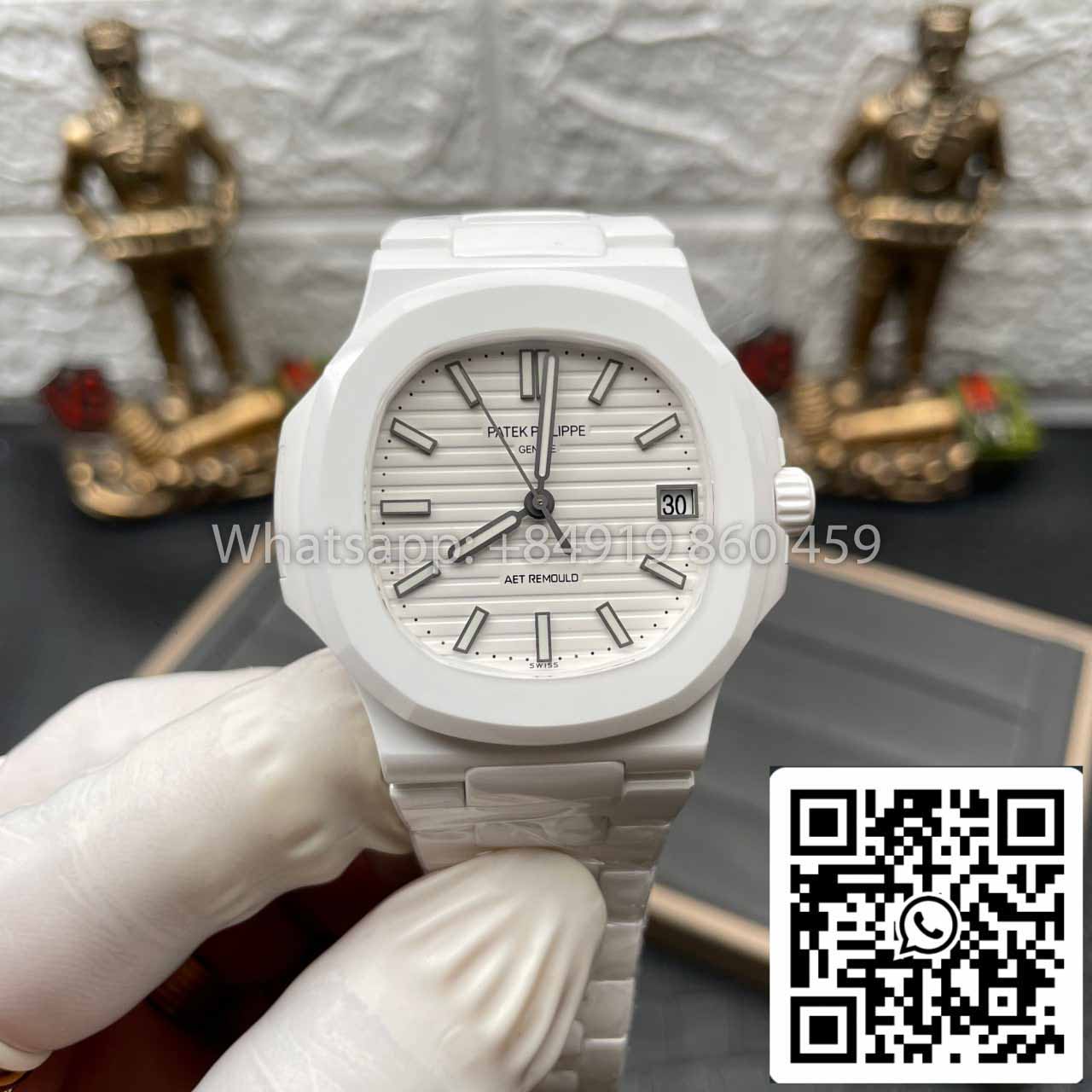 [AET modificato] Patek Philippe Nautilus 5711 Ceramica Quadrante Bianco 1:1 Best Edition