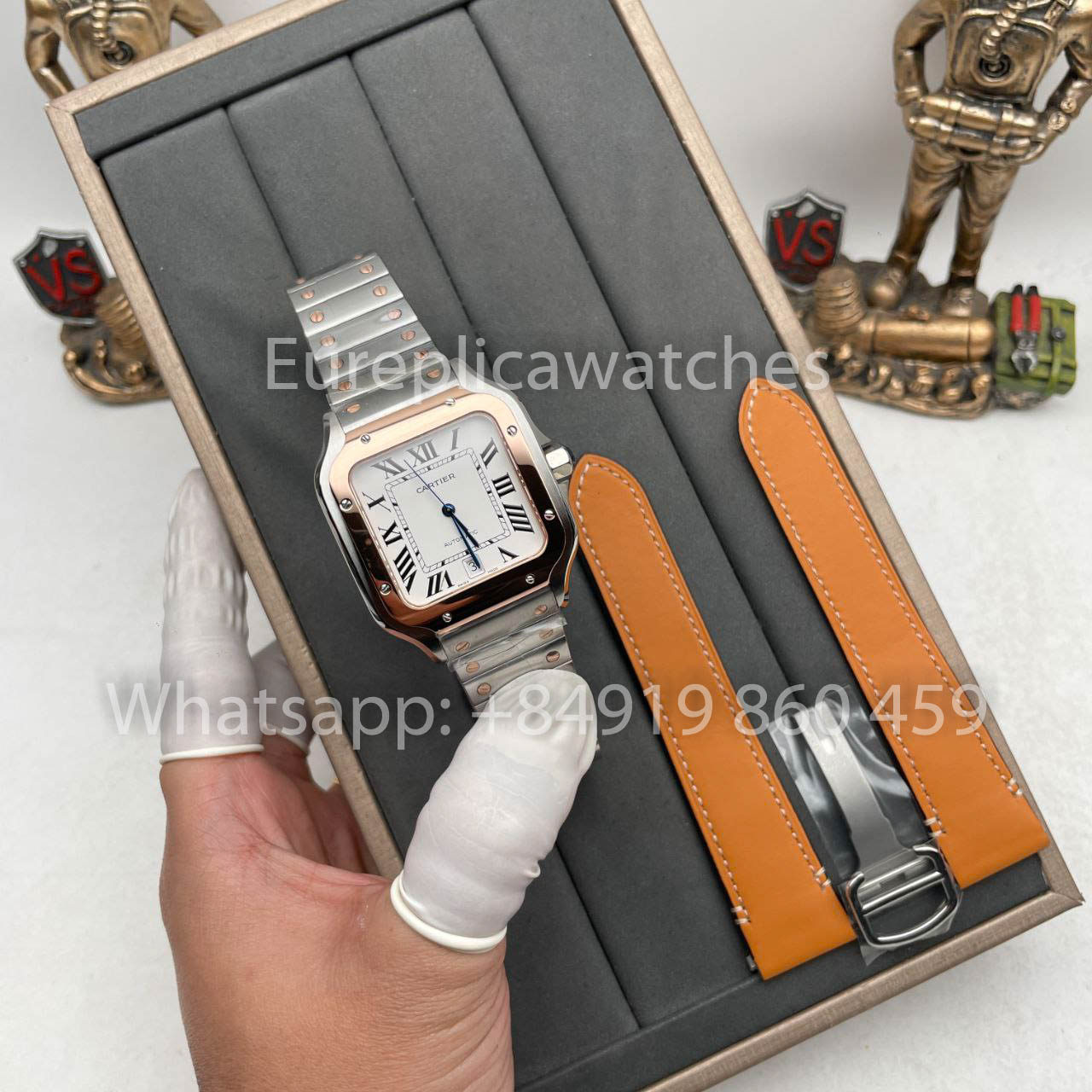 Cartier De Santos W2SA0006 2018 BV Factory 1:1 Best Edition Swiss ETA 9015