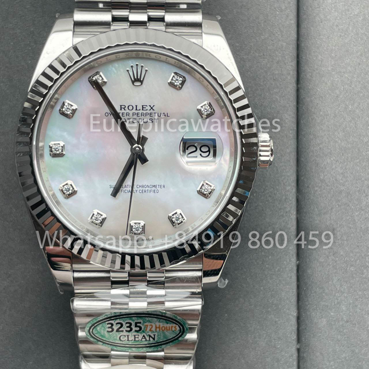 Rolex Datejust M278274-0006 Esfera de nácar 1:1 Mejor clon Limpio de fábrica