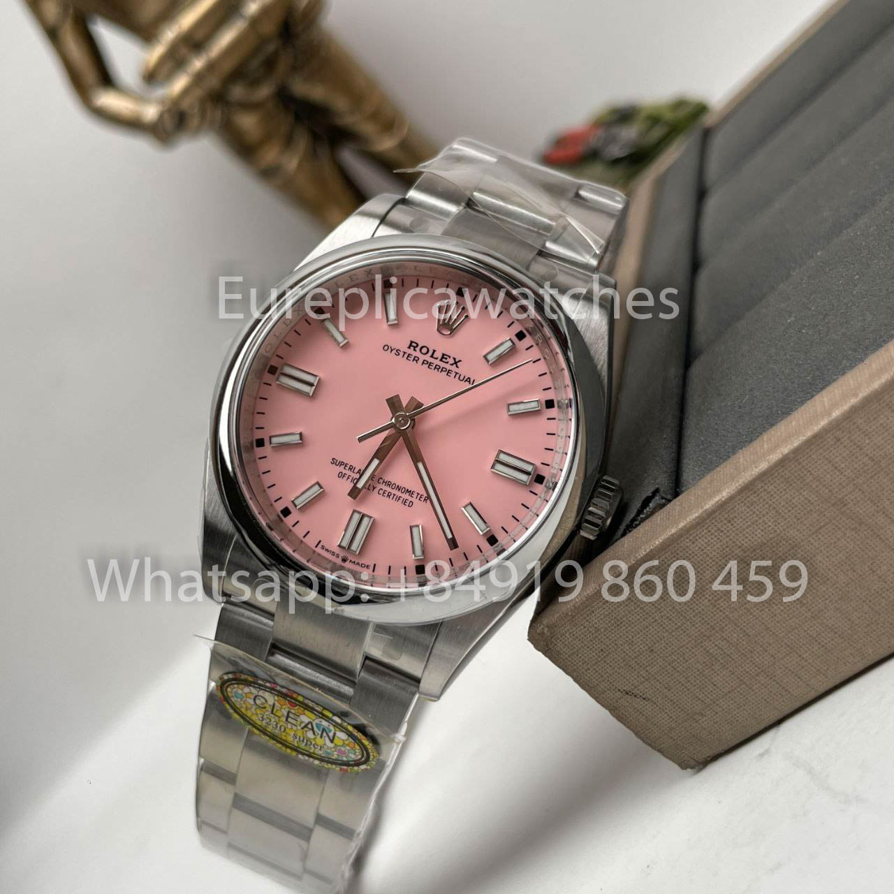 Réplica Rolex Oyster Perpetual M126000-0008 36MM Clean Factory esfera rosa