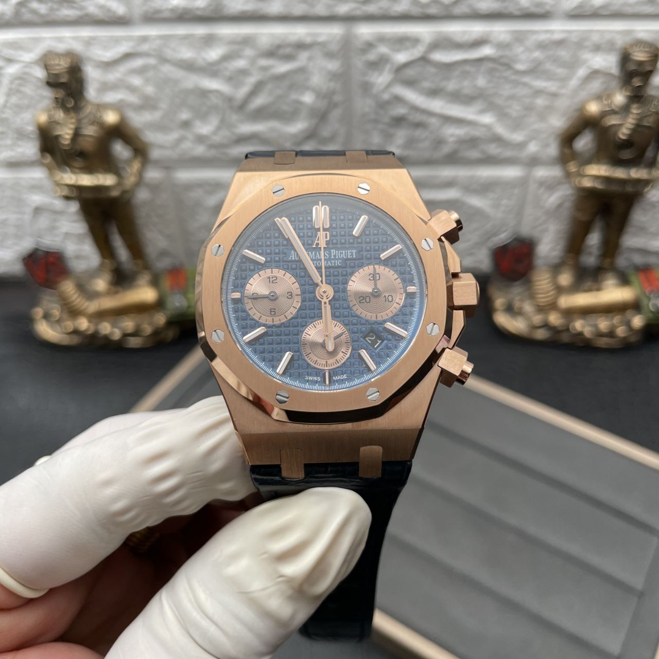 Audemars Piguet Royal Oak Cronógrafo 26331OR.OO.D315CR.01 1:1 Mejor Edición OM Factory Oro Rosa