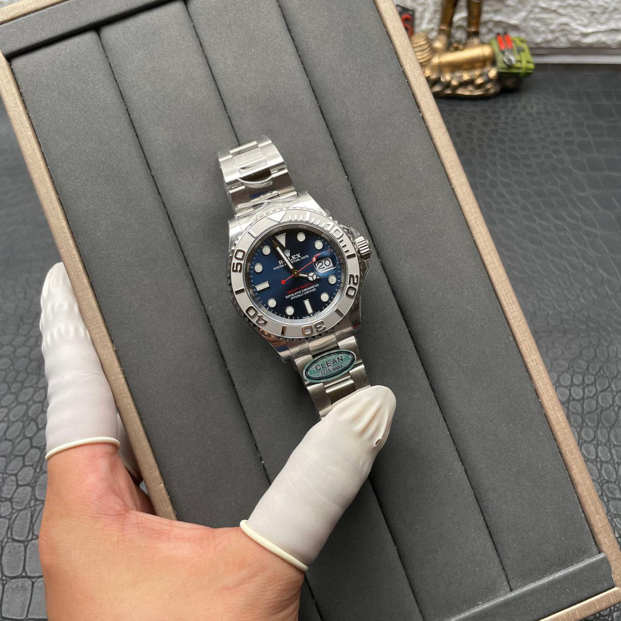 Rolex Yacht Master M126622-0002 1:1 Best Edition quadrante blu di fabbrica pulito ultima versione