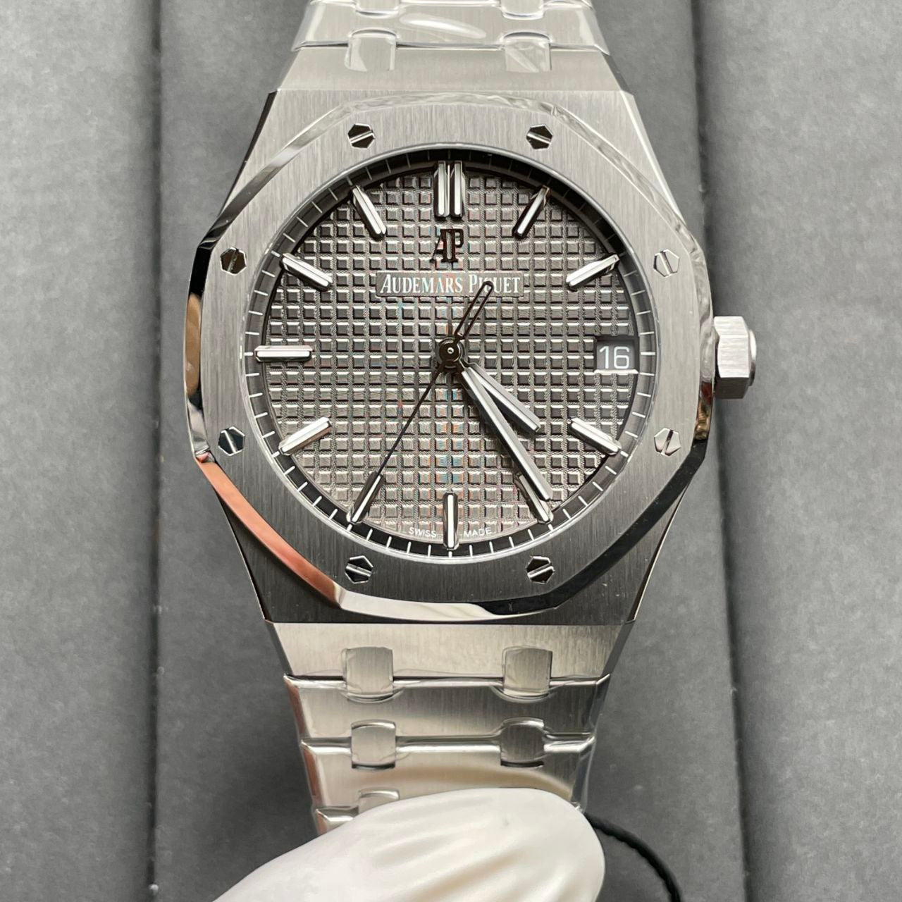 Audemars Piguet Royal Oak 15500ST.OO.1220ST.02 1:1 Mejor Edición ZF Factory V2 Versión Esfera Gris