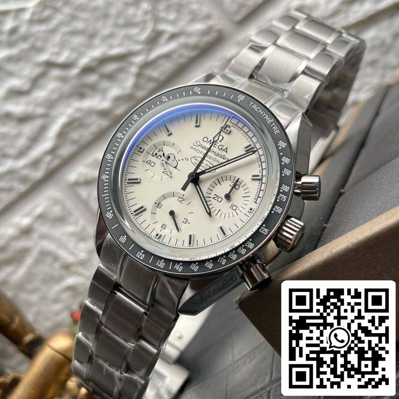 Omega Speedmaster Snoopy Award 311.32.42.30.04.003 1:1 Best Edition N1 Factory quadrante bianco