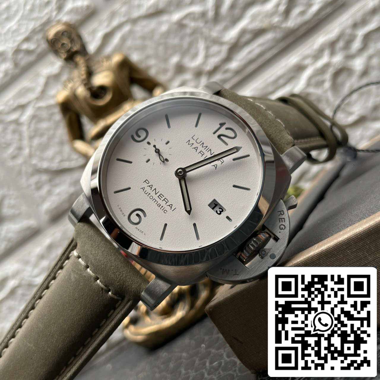 Panerai Luminor PAM01314 1:1 Best Edition VS Factory White Dial