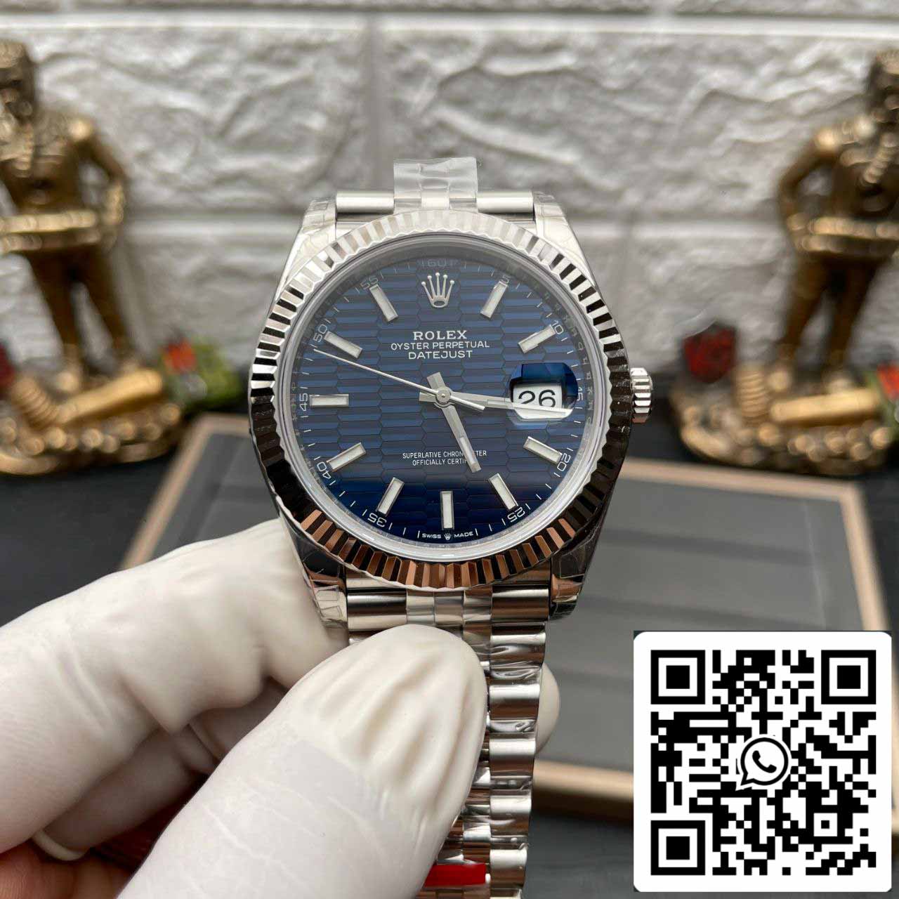 Rolex Datejust M126234-0017 36MM 1:1 Best Edition VS Factory Blue Dial