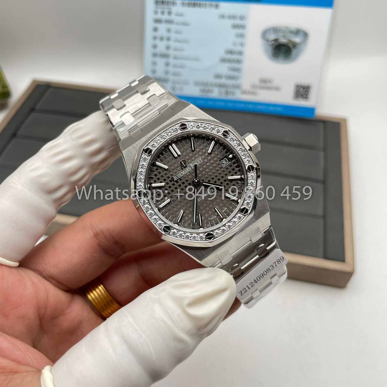 Audemars Piguet 15451ST.ZZ.1256ST.02 APS Factory Custom Moissanite Stone 1:1 Miglior clone