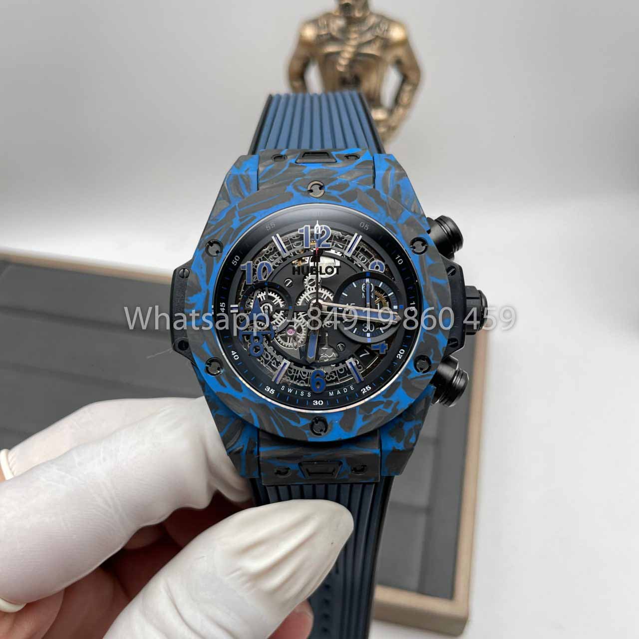 Hublot BIG BANG 1:1 Best Edition HB Factory Carbon Fiber Blue Case