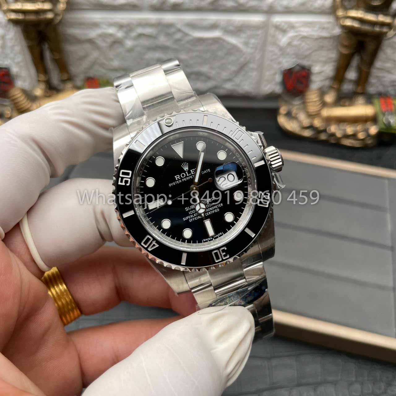 Rolex Submariner 116610LN-97200 40 mm movimiento 3135 Clean Factory V4 bisel negro