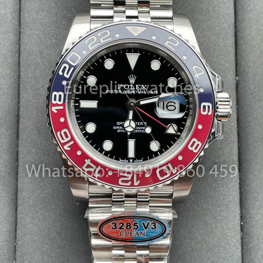 Correa Rolex GMT Master II M126710BLRO Jubilee 1:1 Mejor edición Fábrica limpia Versión más reciente 2024